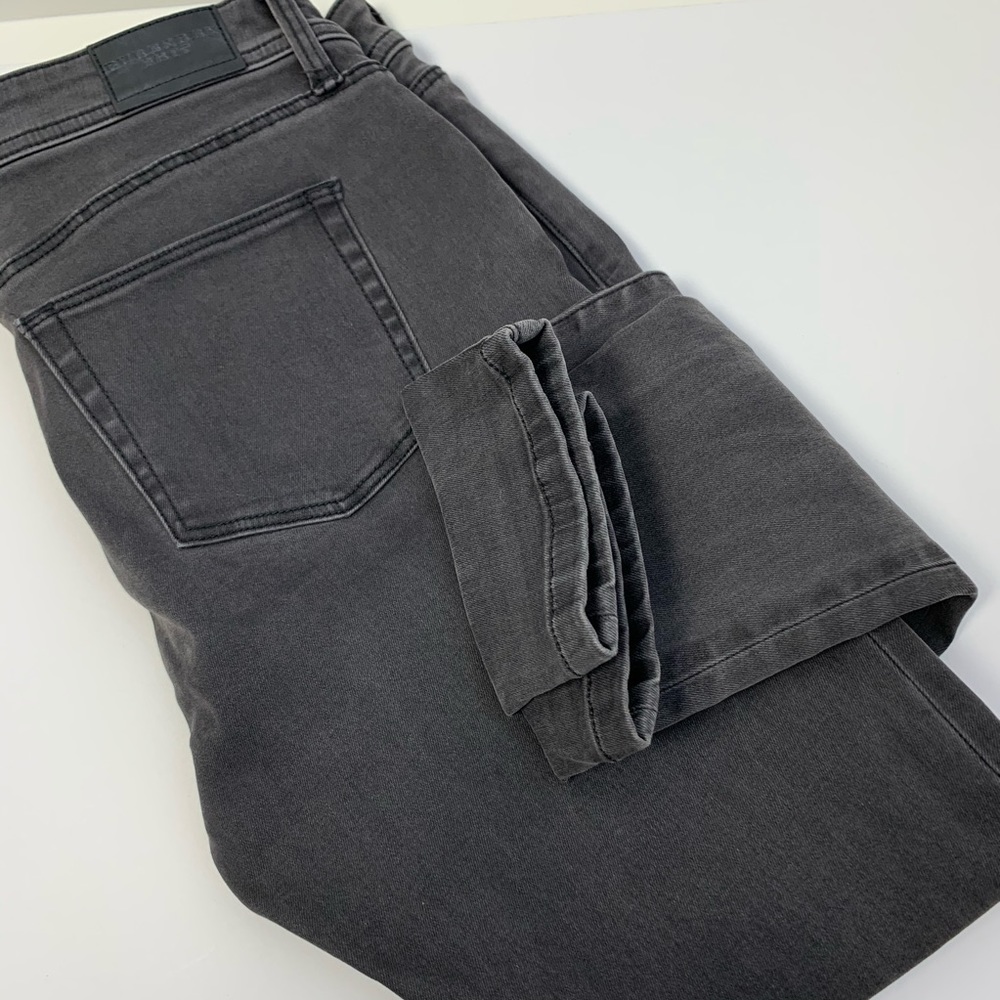 Burberry skinny low rise slate grey jeans
